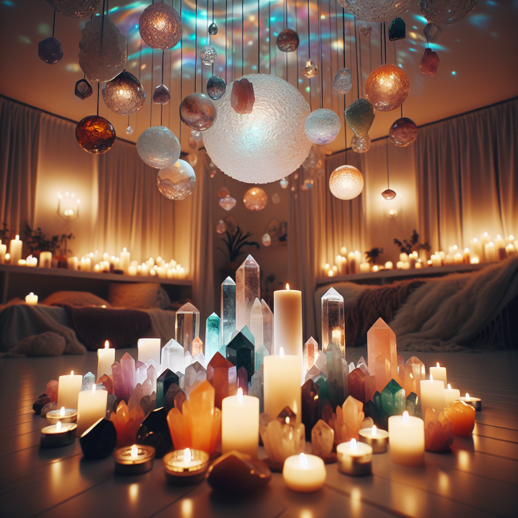 How to Create a Healing Space with Crystal Candles