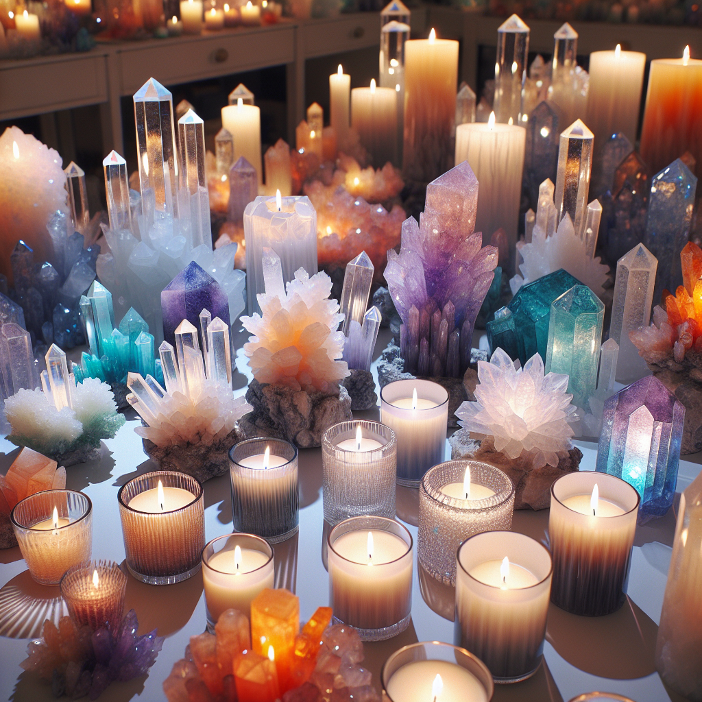 Unique Crystal Candles for Every Occasion