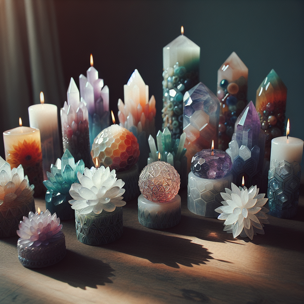 Best Hand-Crafted Crystal Candles for Healing