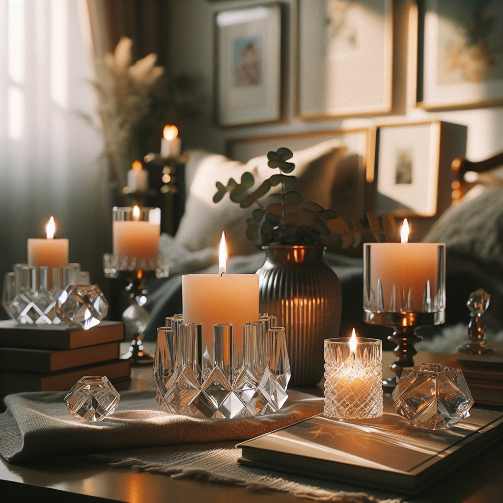 How to Create a Peaceful Home with Crystal Candle Decor