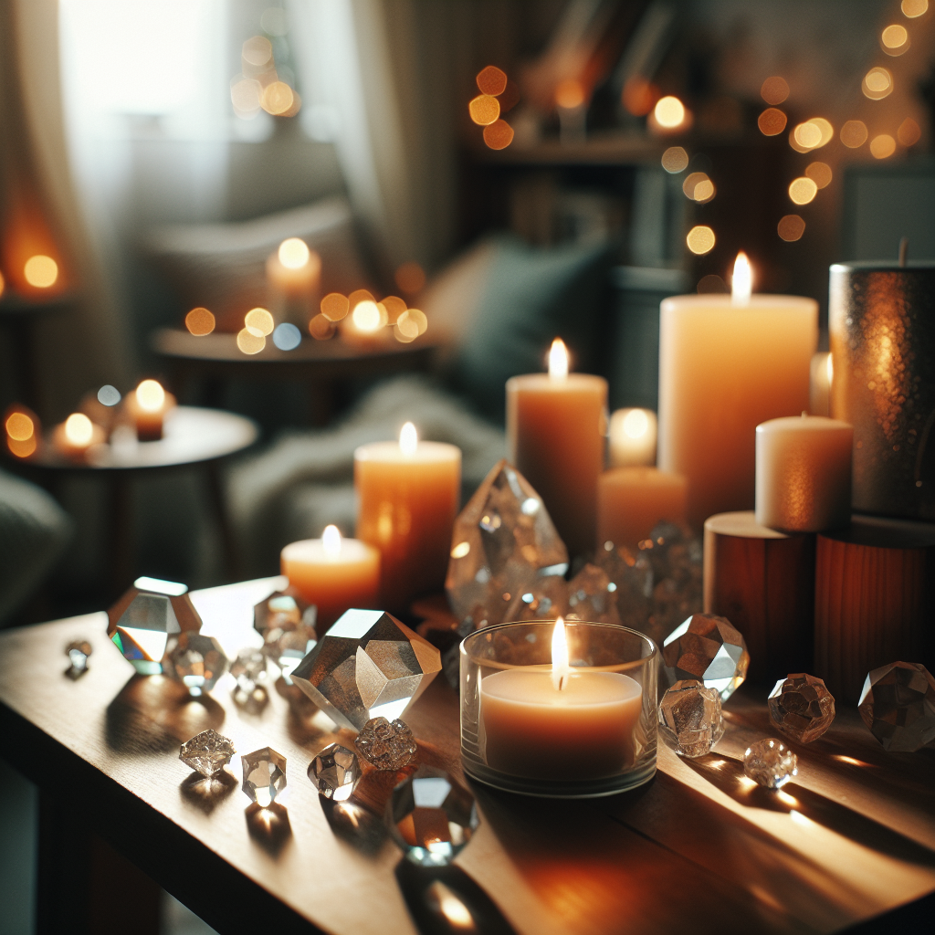 How to Make Your Home Glow with Crystal Candle Decor