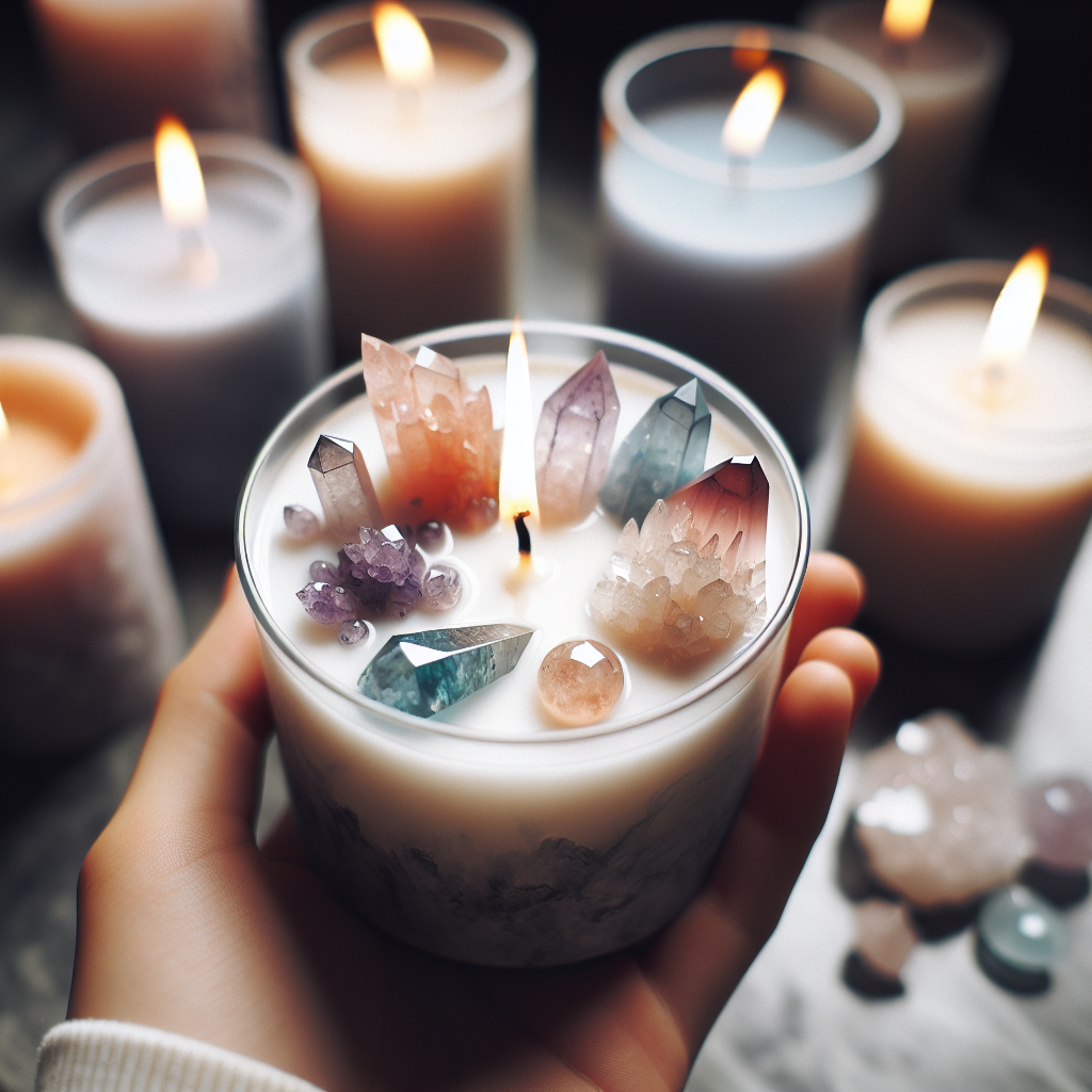 Discover the Healing Powers of Crystal-Infused Candles