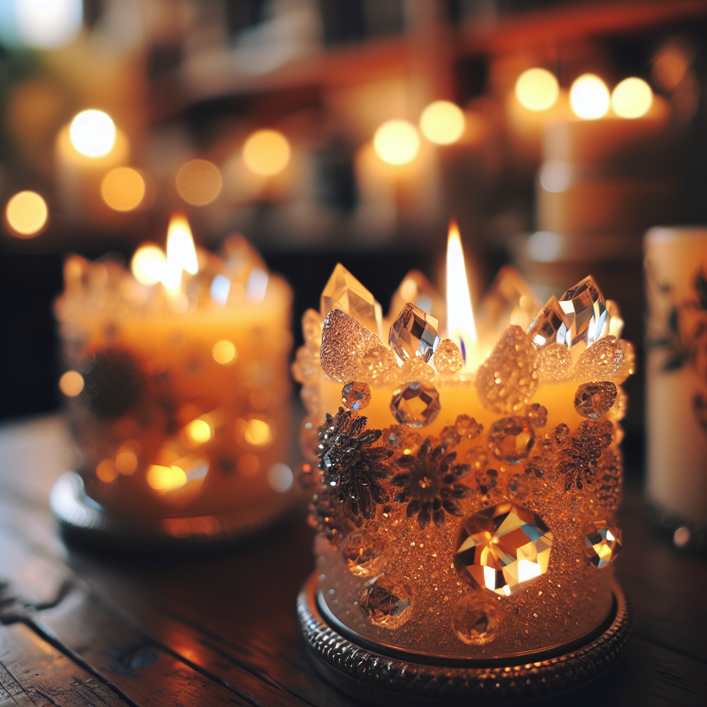 The Unique Benefits of Hand-Made Crystal Candles