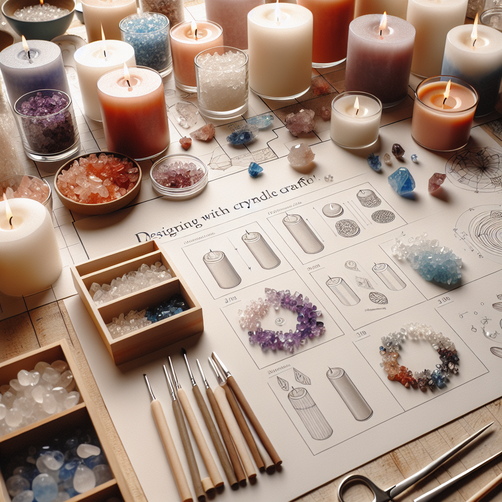 Designing with Crystals: Candle Crafting Guide